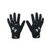 Under Armour Womens Radar Softball Gloves , (001) Black / Black / White , Large view 1