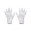 Under Armour Women's Motive Softball Gloves , (100) White / White / Halo Gray , Large view 1