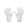 Under Armour Women's Motive Softball Gloves , (100) White / White / Halo Gray , Medium view 1