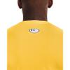 Under Armour Men's Armour HeatGear Compression Long-Sleeve T-Shirt , (790) Taxi / / Black, Large view 4