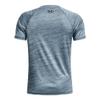 Under Armour Boys Tech Split Logo Hybrid Short-Sleeve T-Shirt, (437) Petrol Blue / / Black, Youth X-Small view 2