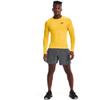 Under Armour Men's Armour HeatGear Compression Long-Sleeve T-Shirt, (790) Taxi / / Black, X-Large view 3