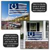 Indianapolis Colts USA American Nation Stripes 3x5 Grommet Flag view 4