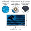 Carolina Panthers USA American Nation Stripes 3x5 Grommet Flag view 2
