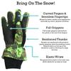 N'Ice Caps Kids Waterproof Winter Thinsulate Warm Gloves (Neon Green Digital Camo, 3-4 Years) view 4