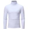 Freebily Thermal Underwear Tops for Men Turtleneck Long Sleeve Knitted Pullover Sim Fit Undershirt White XX-Large view 1