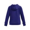 Under Armour Girls Rival Fleece Big Logo Hoodie, (456) Bauhaus Blue / / Opal Green, Youth Small view 2