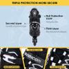 BOBICOM Adjustable Inline Skates with Full Light Up Wheels,Outdoor Illuminating Roller Skates for Kids and Adults, Girls and Boys, Men and Women, Black XL view 3