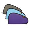 US PeaceKeeper Products P21211 Pistol Case, Robin's Egg Blue, 11"x6"x1", Medium view 3