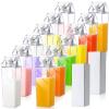 17 oz Milk Carton Water Bottles Plastic Clear Milk Bottles Portable Reusable Milk Box Leakproof Carton Water Container Juice Tea Jug for Travelling Sports Camping Outdoor Activities (12 Pieces) view 1