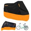 Premium Adult Tricycle Cover, Fit All 3-Wheel Bike or Motorcycles Outdoor and Indoor Storage, 104" L x 43.3" W x 49" H (Black & Orange) view 1