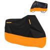 Premium Adult Tricycle Cover, Fit All 3-Wheel Bike or Motorcycles Outdoor and Indoor Storage, 104" L x 43.3" W x 49" H (Black & Orange) view 2