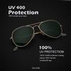KALIYADI Polarized Aviator Sunglasses for Men Women Metal Sun glasses UV Blocking, 3 PACK (Black/Blackish green/Blue, 58mm) view 3