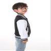 BAICAIYU Kids Varsity Baseball Jackets Boys Girls Fit Varsity Jacket Warm Combed Cotton Fleece Jackets (Black,8Years,8 Years) view 2