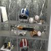 12 Pack UV Protected Acrylic Boxes for Display,Clear Display Case Baseball Cube Memorabilia Showcase Autograph Ball Protector view 3
