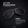 KALIYADI Polarized Aviator Sunglasses for Men Women Metal Sun glasses UV Blocking (Brown Gradient, 62mm) view 2