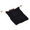 Aqur2020 Leather Foraging Pouch, Belt Foraging Bag Wide Applicability for Fruit Collecting for Camping(Black) view 1
