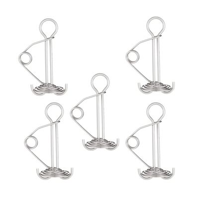 5pcs High-Strength Tent Spring Buckles Fixed Buckle for Secure Camping Hiking Outdoor Activities Reliable Windproof Design Construction