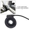 Micro Traders Electric Bicycle Pedal KT-V12L 12 Magnets Dual Hall Assist Sensor PAS Pedal System Waterproof Plug Cadence Speed E-Bike Sensor Accessories Black ABS view 2