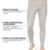 HEROBIKER Mens Thermal Underwear Set Skiing Winter Warm Base Layers Tight Long Johns Top and Bottom Set with Fleece Lined (Grey, Small) view 3