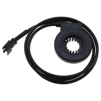 SING F LTD Electric Bicycle Pedal KT-V6L 6 Magnets Singal Hall Assist Sensor PAS Pedal System Waterproof Plug Cadence Speed E-Bike Sensor Accessories Black ABS