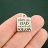 1 Charms Where You Lead Stainless Steel Charm - I Will Follow view 1