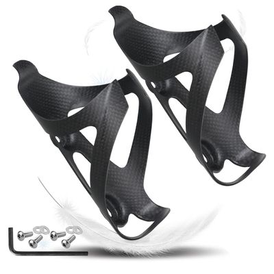 TPard Carbon Fiber Water Bottle Holder for Bicycle Mountain Bike Cup Holder Ultralight Bike Water Bottle Cages for MTB Mountain Road Bike Cycling