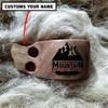 Outdoor Adventure Mountain Personalized Portable Kuksa Wood Camp Mug - 100% Natural Wooden Cup with Carabiner, Custom Name Camping Wooden Mug & Bushcraft Cup view 3