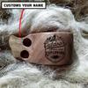 Never Stop Exploring Personalized Portable Kuksa Wood Camp Mug - 100% Natural Wooden Cup with Carabiner, Custom Name Camping Wooden Mug & Bushcraft Cup view 3
