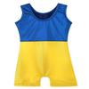 HOZIY Toddler Girl Leotards Gymnastics 2t 3t 2-3t Gold Navy Blue Red Bow Bodysuits Dance Outfits Sparkle Biketard view 2