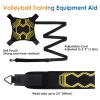 Cnuimb Volleyball Training Equipment Aid, Volleyball Practice Equipment, Solo Soccer Trainer for Practicing Serve, Setting, Spiking and Arm Swing Returns Ball After Every Swing, Beginner & Pro Gift view 4