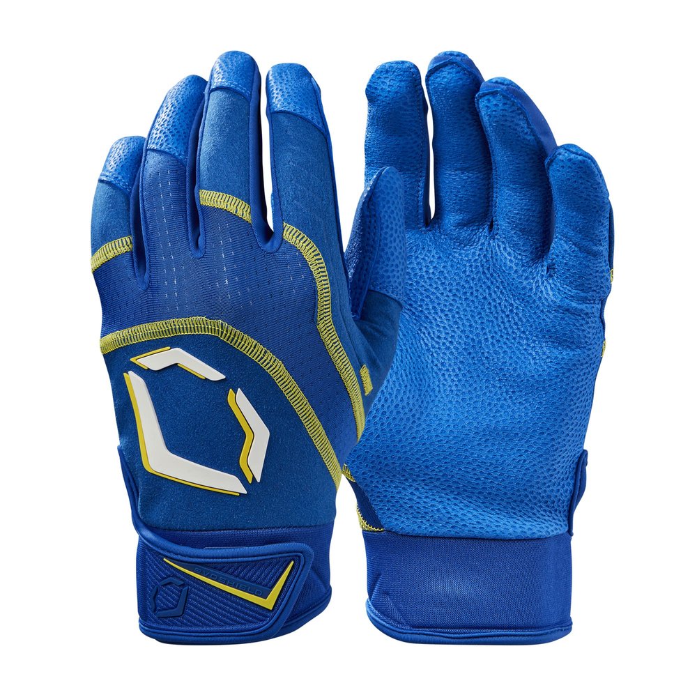 EvoShield Adult Khaos Batting Gloves - Royal Blue Small