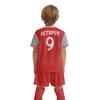 ORKY Boys Soccer Jersey, Custom Made Name Number Shirt for Girls Season Tournament, Quick Dry Kids School Team Uniform(Red 160cm) view 2