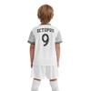 ORKY Boys Soccer Jersey, Custom Made Name Number Shirt for Girls Season Tournament, Quick Dry Kids School Team Uniform(White 160cm) view 2