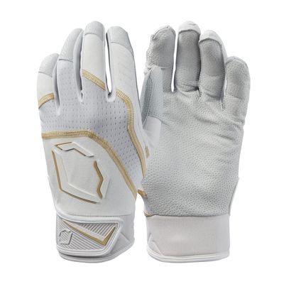 EvoShield Adult Khaos Batting Gloves - Team White XX-Large