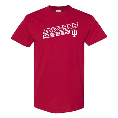 AS1343 - Indiana Hoosiers Warrior Slant T Shirt - 2X-Large - Cardinal