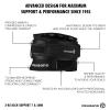 Rehband X-RX Back Support, Heavy weightlifting support 7mm neoprene, 2-in-1 back support with integrated lifting belt for heavy weight lifting workouts, Colour:Black, Size:X-Large view 4