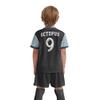 ORKY Boys Soccer Jersey, Custom Made Name Number Shirt for Girls Season Tournament, Quick Dry Kids School Team Uniform(Blue/Black 160cm) view 2