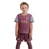 ORKY Boys Soccer Jersey, Custom Made Name Number Shirt for Girls Season Tournament, Quick Dry Kids School Team Uniform(Red/Purple 130cm) view 1