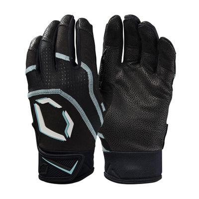 EvoShield Youth Khaos Batting Gloves - Black, Medium