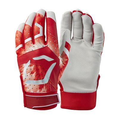 EvoShield Daze Adult Batting Gloves - Scarlet, Small