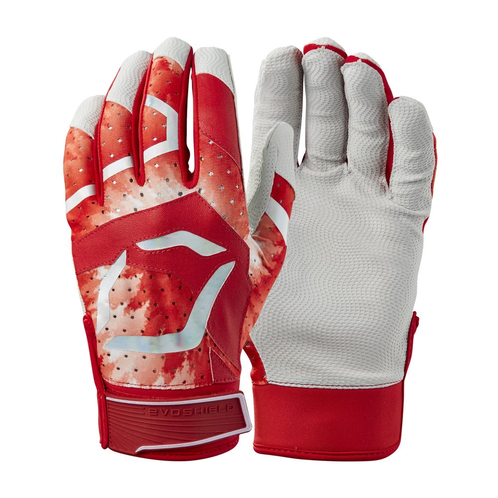 EvoShield Daze Adult Batting Gloves - Scarlet, Small