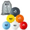 Marv Balls - Velo Set (Soft Shell use for Plyo Drills) Original PlyoMetric Ball with Seams Velocity Development Set - 6 Weighted Baseballs view 1