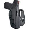 Black Scorpion Gear OWB Kydex Paddle Holster fits SW M&P Shield Plus 4in (Black, Right-Hand Draw) view 1