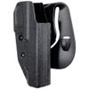 Black Scorpion Gear OWB Kydex Paddle Holster fits SW M&P Shield Plus 4in (Black, Right-Hand Draw) view 2