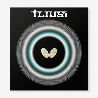 Butterfly Ilius B Table Tennis Rubber Sheet - Professional Long Pips Rubber Sheet - Available in 0.5, 1.1, and 1.3 Sponge Thicknesses - Red or Black - Made in Japan,ILB11RD