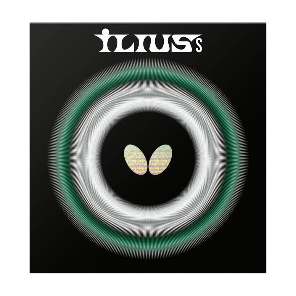 Butterfly Ilius S Table Tennis Rubber Sheet - Professional Long Pips Rubber Sheet - Available in 0.5, 1.1, and 1.3 Sponge Thicknesses - Red or Black - Made in Japan