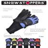 SnowStoppers Kids Ski and Winter Sports Gloves (Royal Blue, Medium (8-12 Years)) view 4
