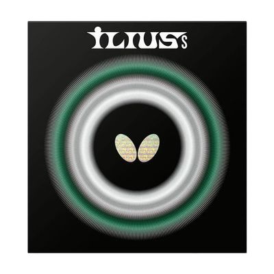 Butterfly Ilius S Table Tennis Rubber Sheet - Professional Long Pips Rubber Sheet - Available in 0.5, 1.1, and 1.3 Sponge Thicknesses - Red or Black - Made in Japan, ILS05RD
