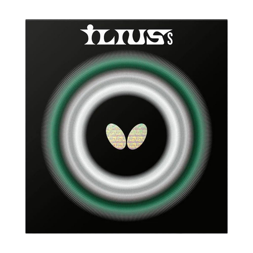 Butterfly Ilius S Table Tennis Rubber Sheet - Professional Long Pips Rubber Sheet - Available in 0.5, 1.1, and 1.3 Sponge Thicknesses - Red or Black - Made in Japan, ILS05RD